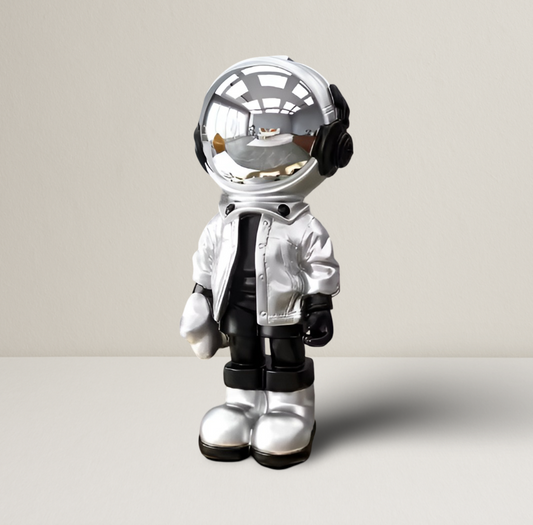 Moderne astronautenfiguur van 70 cm in blauwe kleur